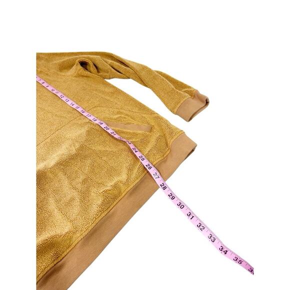 L.L. Bean Fleece 1/2 Zip Pullover Jacket Tan Brown Beige Size Large Regular Mens - Picture 7 of 7